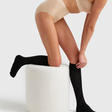 Bamboo Knee High 2 Pack - Black - Ambra Corporation
