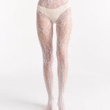 Botanical Net Tight - White