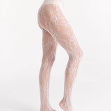Botanical Net Tight - White
