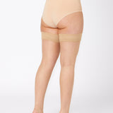 Sheer Pattern Top Satin Stay Up 3 Pack