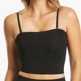 Powerlite Longline Bandeau - Black