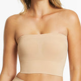 Powerlite Longline Bandeau - Rose Beige
