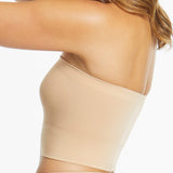 Powerlite Longline Bandeau - Rose Beige