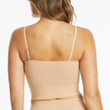 Powerlite Longline Bandeau - Rose Beige