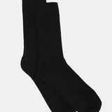 Organic Cotton Crew Sock - Black