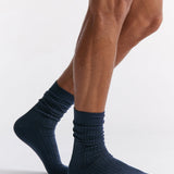 Organic Cotton Crew Sock - Eclipse