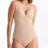 Thinvisible Cotton Underbust Bodysuit - Sandstone