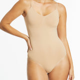 Re-Shape Low Back G-String Bodysuit - Nude