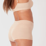 2 Pack Seamless Smoothies Shortie - Rose Beige - Ambra Corporation