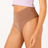 2 Pack Seamless Smoothies G-String - Almond/Sunset Sand