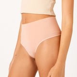 2 Pack Seamless Smoothies G-String - Almond/Sunset Sand