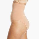 Killer Curves Hi Waisted Hi Cut Brief - Toffee