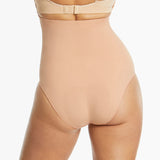 Killer Curves Hi Waisted Hi Cut Brief - Toffee