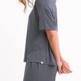 Relaxed Tee - Steel