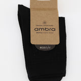 Cotton Waffle Crew - Black