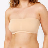 Bare Essentials Padded Bandeau- Rose Beige