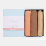 Full Brief gift box, peach, almond, beige
