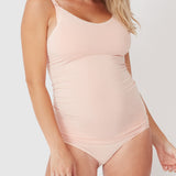 Bamboo Maternity Feeding Cami - Putty Pink - Ambra Corporation