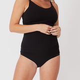 Bamboo Maternity Feeding Cami - Charcoal Marle - Ambra Corporation