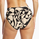 Bondi Bare Printed Hi Cut - Animetric Black