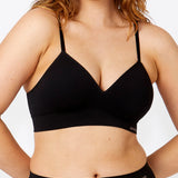 Bondi Bare Padded Longline Bra - Black