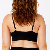 Bondi Bare Padded Longline Bra - Black