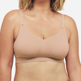Curvesque Support Wirefree Bra- Rose Beige