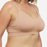 Curvesque Support Wirefree Bra- Rose Beige