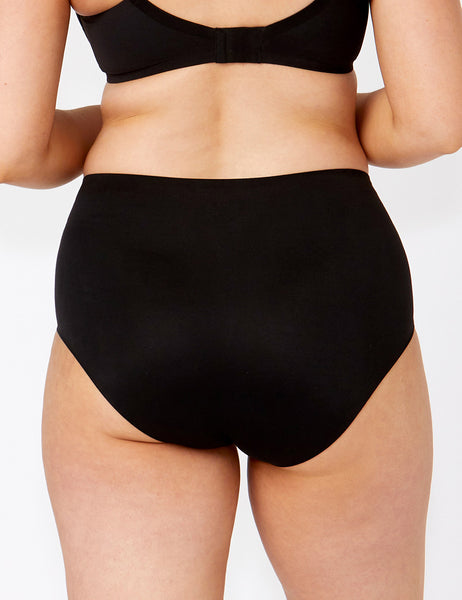 Ambra Its A Cinch High Waist Brief In Black