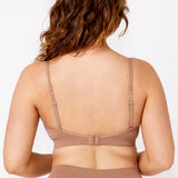 Bare Essentials Recycled Nylon Moulded Wirefree Bra - Almond