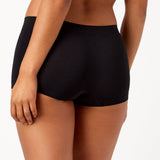 Black Bare Essentials Recycled Nylon Shortie back