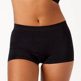 Black Bare Essentials Recycled Nylon Shortie front