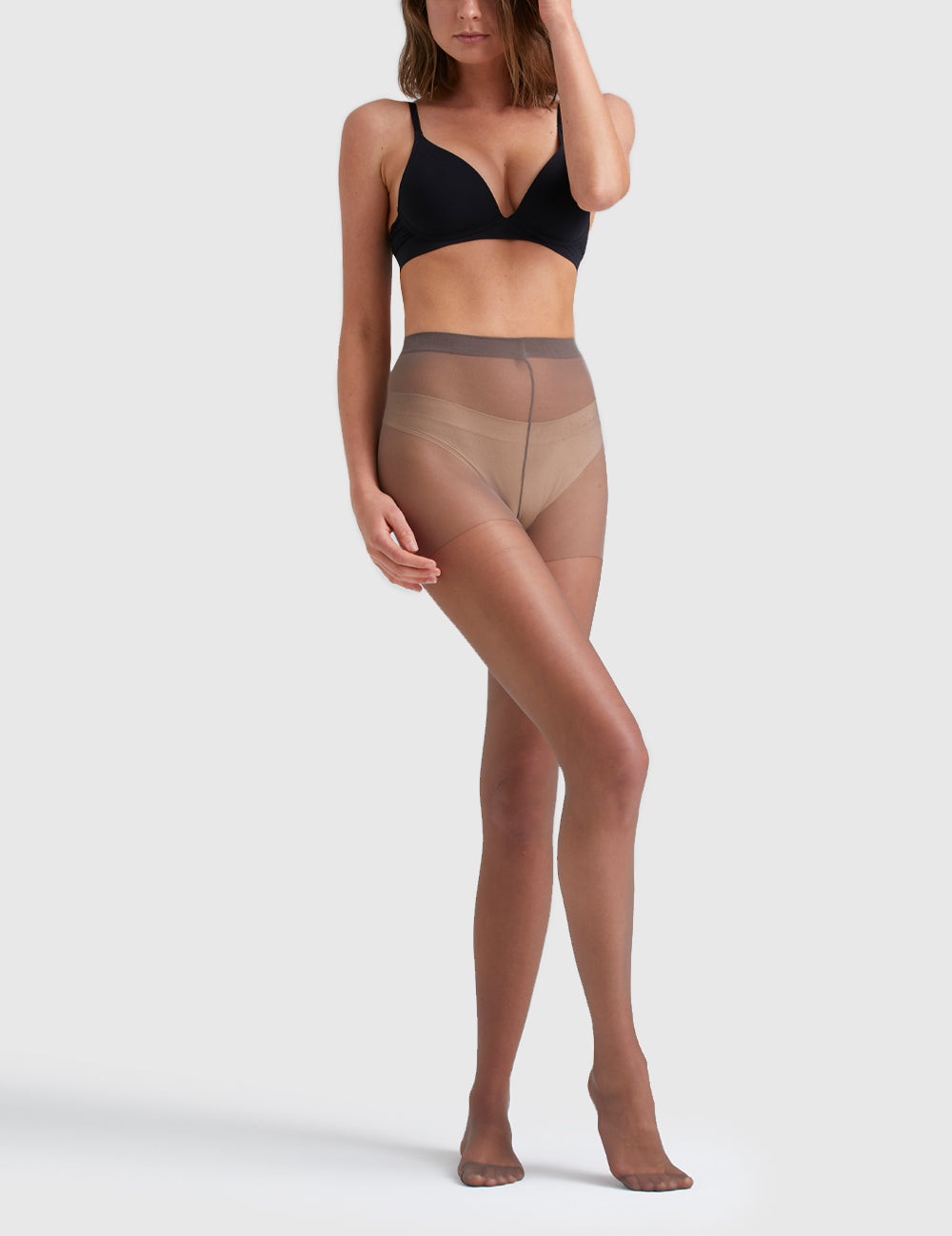 Crystal Sheer Pantyhose - Muscade - Ambra Corporation