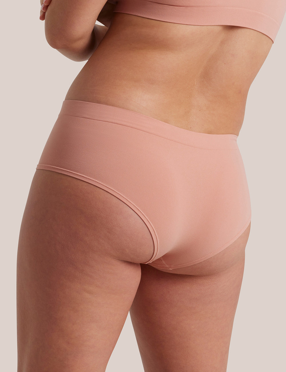 Core Restore Boyleg in Dusty Blush back