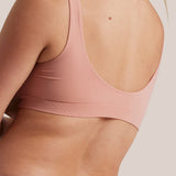 Core Restore Shaper Crop in Dusty Blush back