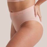 Bondi Bare Hi Cut in Peach Fizz side