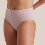 Bare Essentials Midi in Lilac Taupe front view