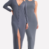 Loungewear Tank Dress & Cardi Set