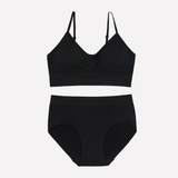 Bare Essentials Padded Wirefree Bra & Brief Set