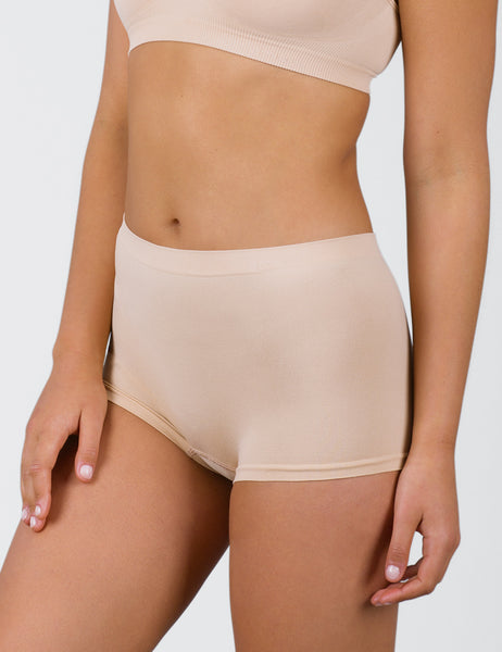 Powerlite Boyleg Short - Rose Beige