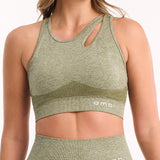 Asymmetric Crop - Khaki