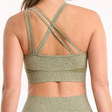 Asymmetric Crop - Khaki
