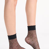 Bouquet Anklet - Black