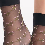 Bouquet Anklet - Black