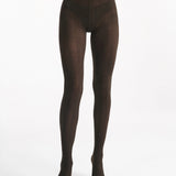Cable Knit Merino Tight - Chocolate