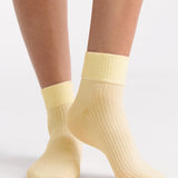 Cuffed Rib Crew 2 Pack - Meringue/Grey Marle