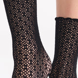 Crochet Net Anklet - Black