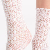 Crochet Net Anklet - White