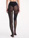 Diamond Pointelle Tight - Black