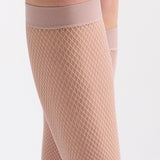 Fishnet Knee High - Bark